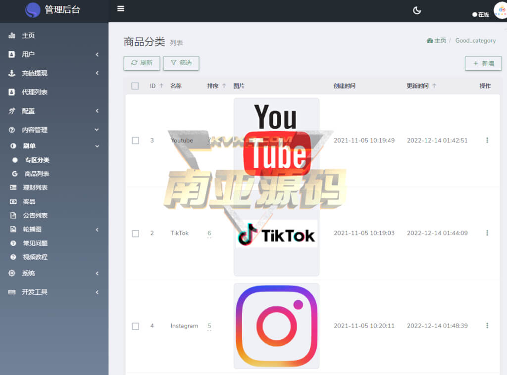 海外YouTube自动抢单平台源码/TikTok任务接单返利系统/刷单系统搭建