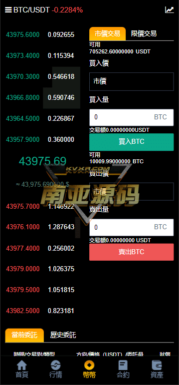 YaBi交易所源码/多语言海外交易所/币币交易所/合约交易所/期权交易所/HTML前端纯源码