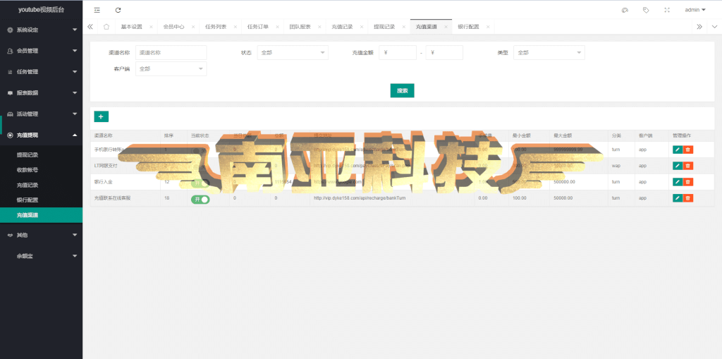 海外电影任务源码/看视频赚钱app/电影投资源码/视频刷单源码