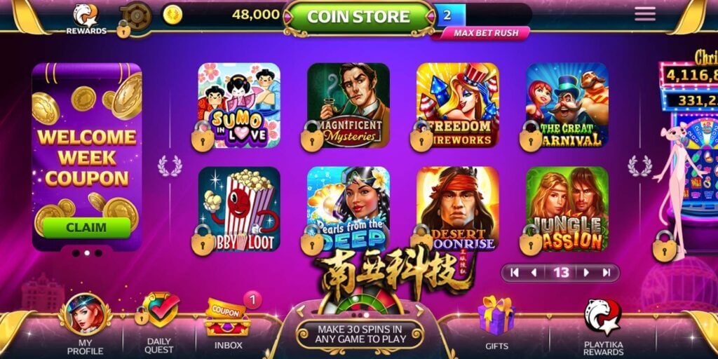 Caesars Slots老虎机棋牌全套源码/支持H5+APP端/带充值接口/300多款子游戏