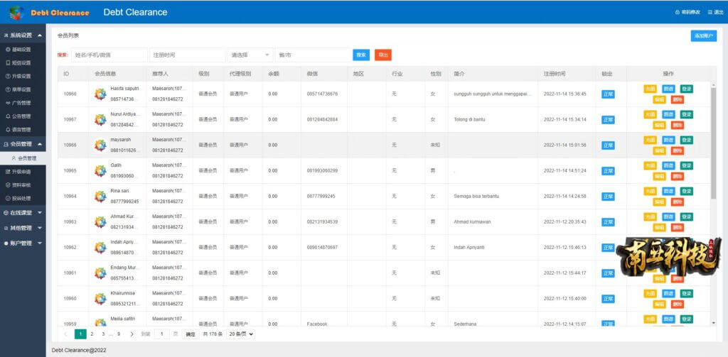 Debt clearance海外版互助盘源码/多语言超级人脉系统